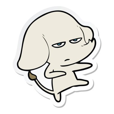 etiket rahatsız çizgi fil