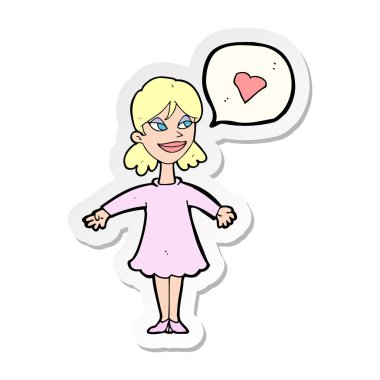 aşık bir çizgi film kadın etiketi