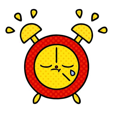 çizgi roman tarzı çizgi film çalar saat