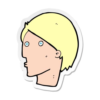 etiket bir karikatür yüz şaşırttı