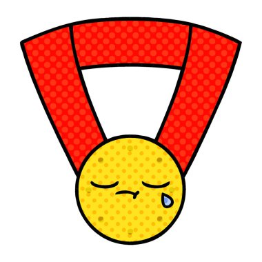 çizgi roman tarzı çizgi film altın madalya