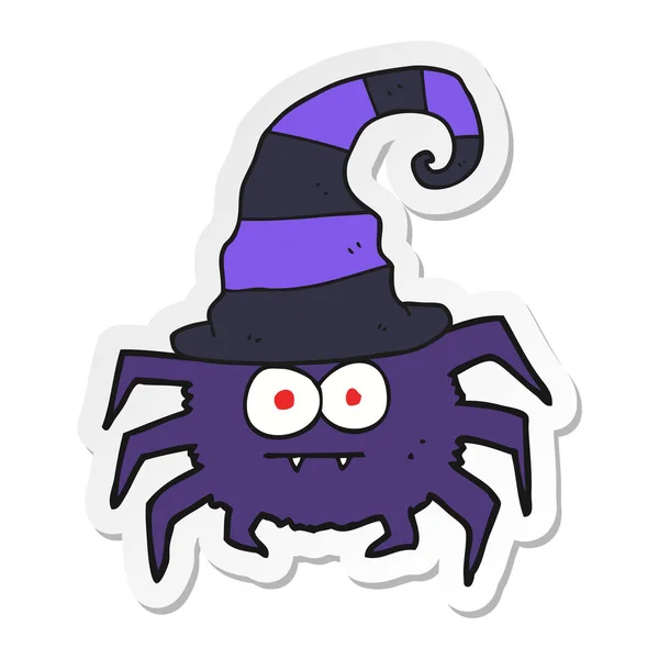 Naklejki cartoon halloween pająk — Wektor stockowy