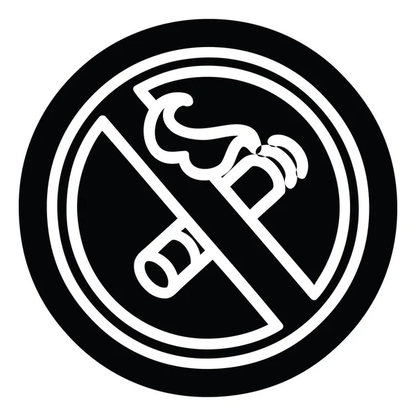 Ícone não fumar — Vetor de Stock