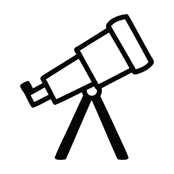 Symbolbild Des Astronomie Teleskops — Stockvektor