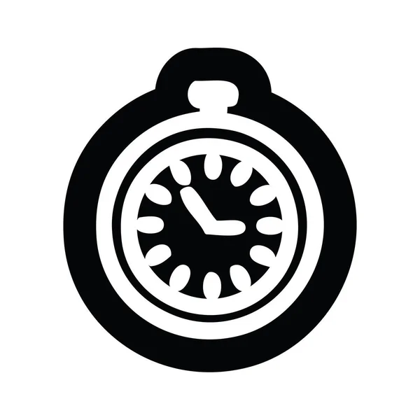 Parar Relógio Ícone Símbolo — Vetor de Stock