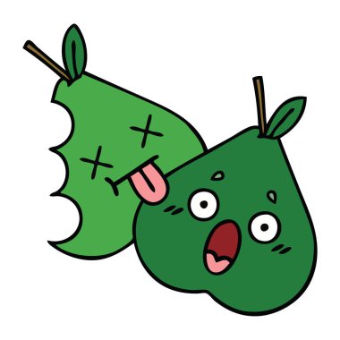 sevimli çizgi bir armut