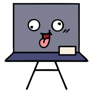 sevimli çizgi kara tahta