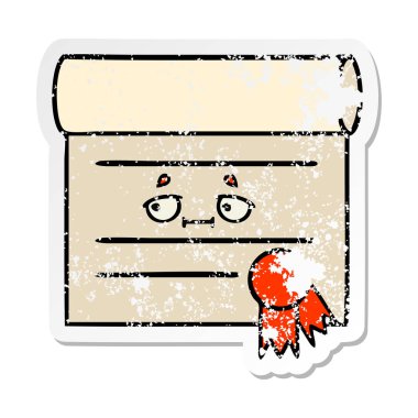 sevimli çizgi sertifika sıkıntılı etiket