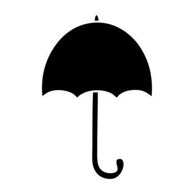 Çizim karikatür açık şemsiye