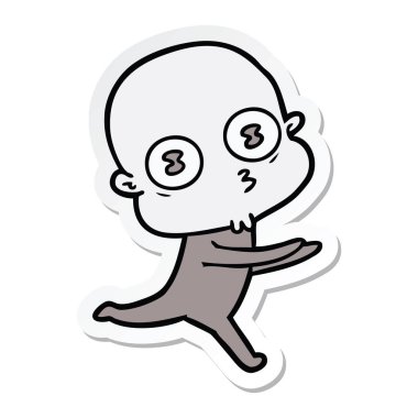 çizgi film garip kel uzaylı çalıştıran etiket