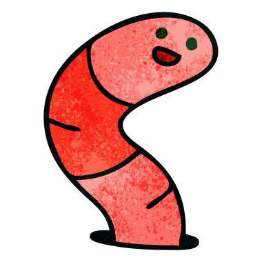 ilginç el karikatür solucan çekilmiş