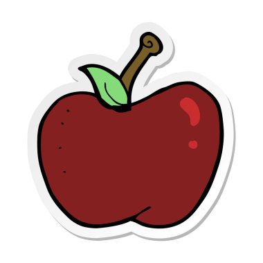 etiket bir karikatür Apple