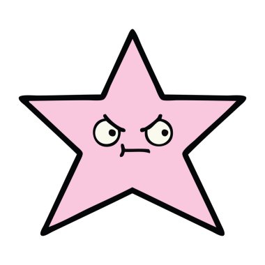 sevimli çizgi yıldız balık