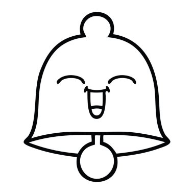 Çizim karikatür çan