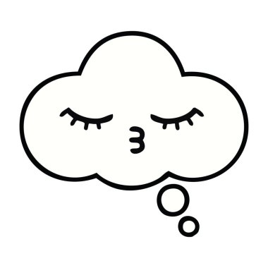 sevimli çizgi kabarcık sanıyordum