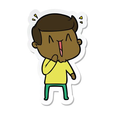 adam sopa bir karikatür heyecanlı