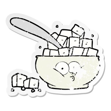 çizgi film şekerlik sıkıntılı etiket