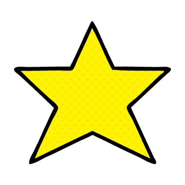 çizgi roman tarzı çizgi film altın yıldız