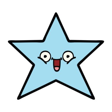 sevimli çizgi yıldız balık