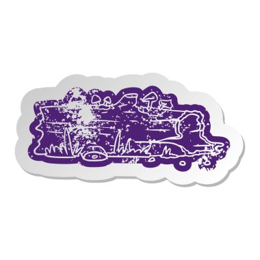 sıkıntılı eski etiket ağacı günlüğü 