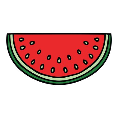 çizilmiş ilginç karikatür karpuz el 