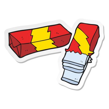 etiket karikatür sakız