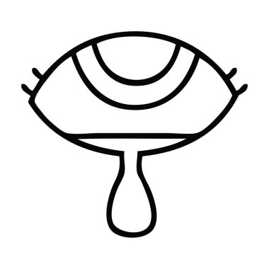 Çizim karikatür bir ağlayan göz