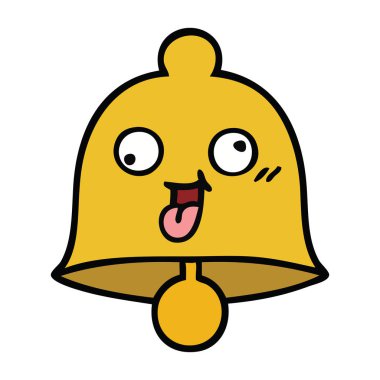 sevimli çizgi bir çan