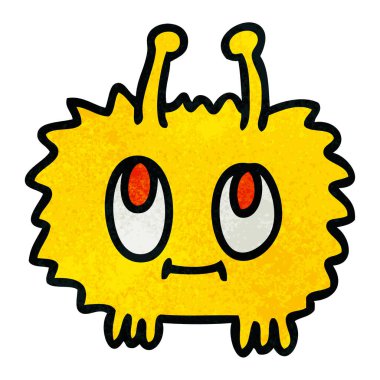 çizgi film uzaylı ilginç el çekilmiş