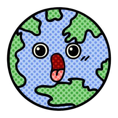çizgi roman tarzı çizgi film planet Earth