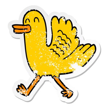 çizgi film ördek sıkıntılı etiket