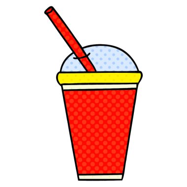 çizgi roman tarzı ilginç karikatür alkolsüz içecek