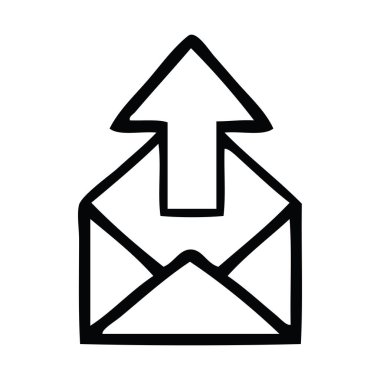 çizgi çizme çizgi film e-posta işareti