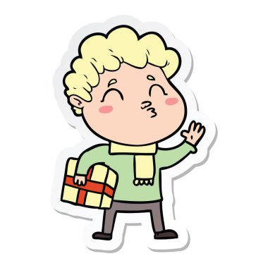 surat asmayı bir çizgi film adamın etiket