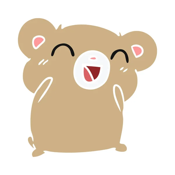 Cartoon kawaii schattige hamster — Stockvector