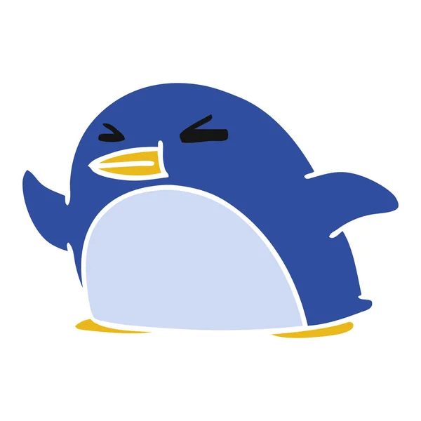 Kawaii kreskówka cute pingwina — Wektor stockowy