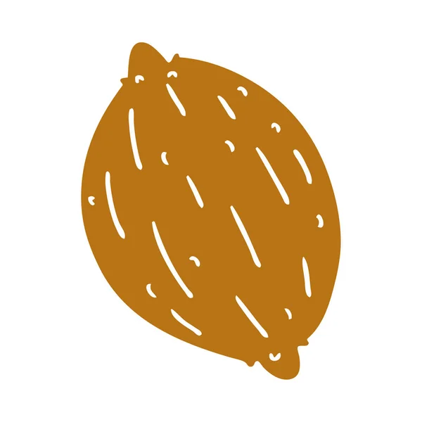 Мультфильм об одном грецком орехе — стоковый вектор