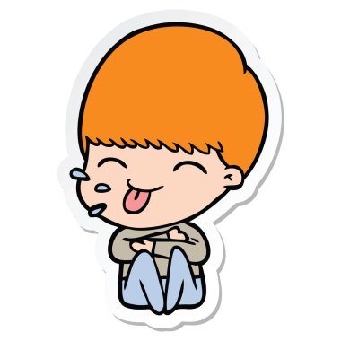 bir çizgi film kaba adamın etiket