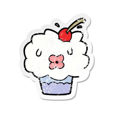 çizgi film çörek sıkıntılı etiket