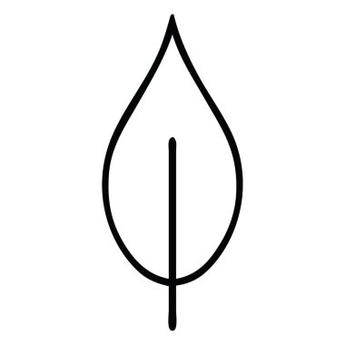 bir sonbahar yaprak çizim karikatür