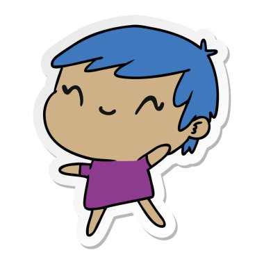 etiket şirin kawaii kız çizgi film gösterimi