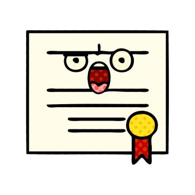 çizgi roman tarzı çizgi film Mezuniyet Diploması