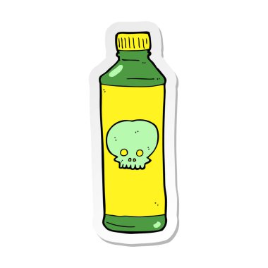 çizgi film sihirli bir iksir etiket