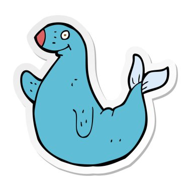 etiket, bir çizgi film mühür