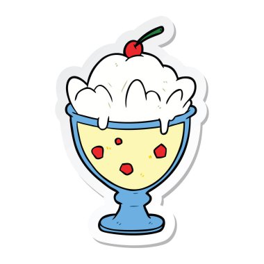 bir çizgi film tatlının etiket