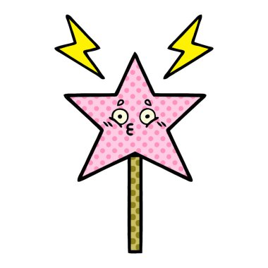 çizgi roman tarzı çizgi film sihirli değnek