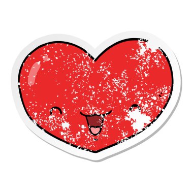 bir çizgi film aşk kalp karakteri sıkıntılı etiket