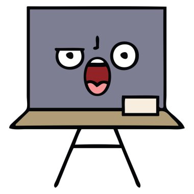 sevimli çizgi kara tahta