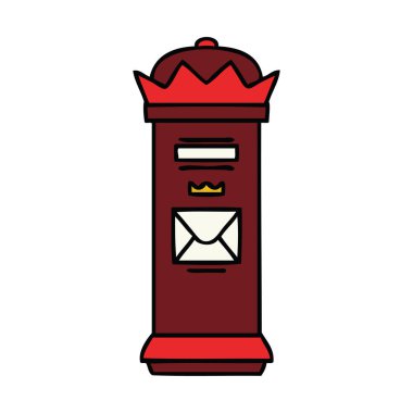 sevimli çizgi posta kutusu