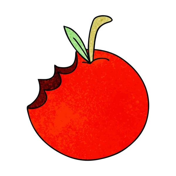 Dessin Main Excentrique Pomme Dessin Animé — Image vectorielle